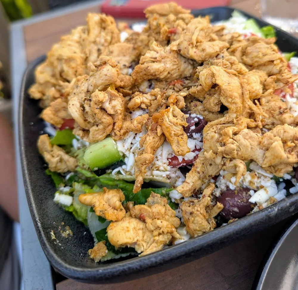 Salad with Chicken Shawarma
